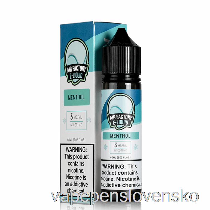 Mentol - Air Factory E-liquid - 60ml 0mg Vape Shop Bratislava